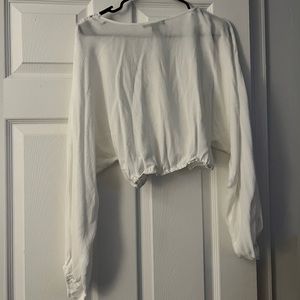 Crop top white
